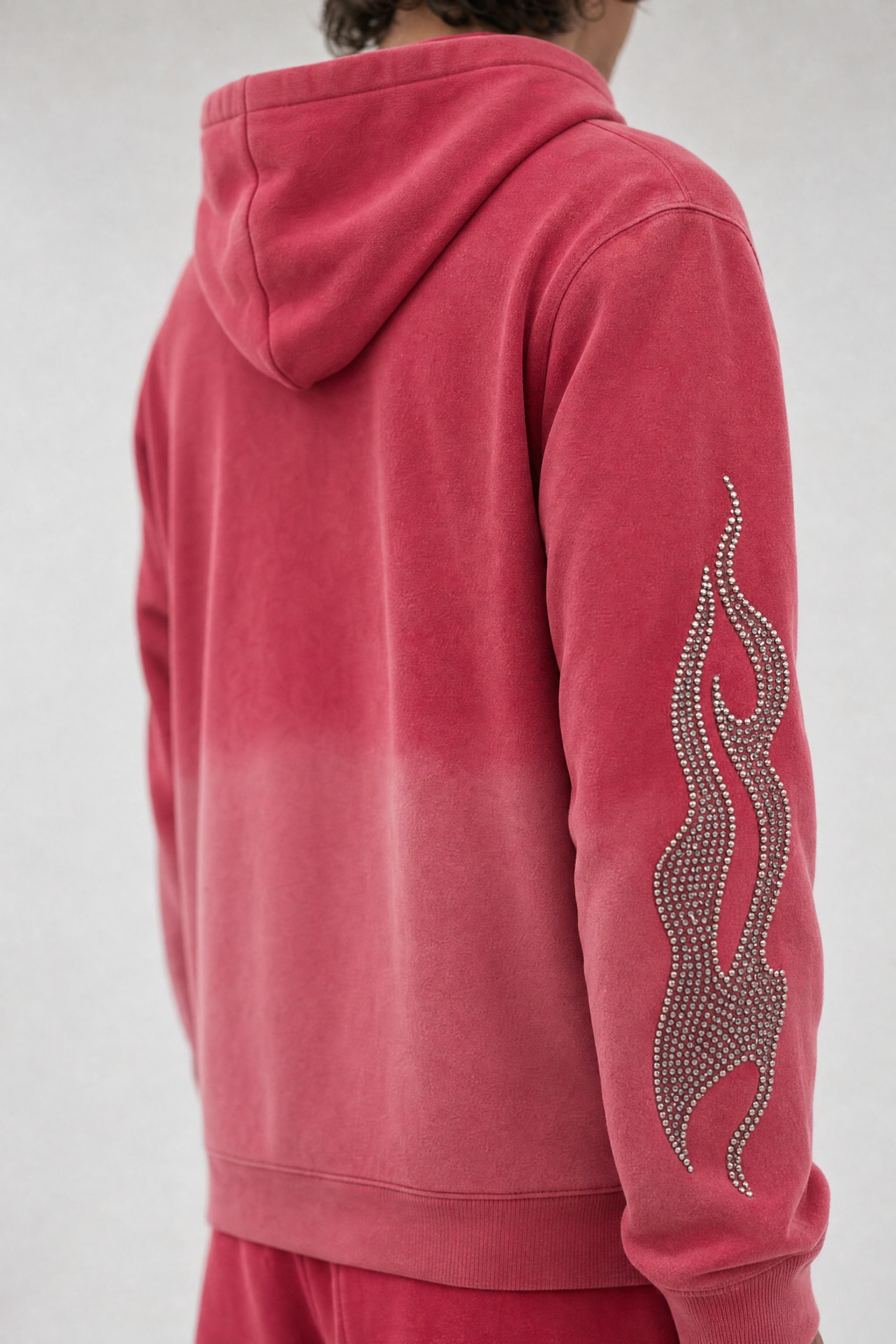 Red Poppy Flame Hoodie - Graphic