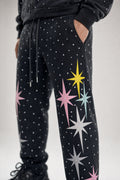 Red Poppy Star Sweatpants - Relaxed Fit