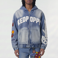 Red Poppy Patch Jacket - Graphic