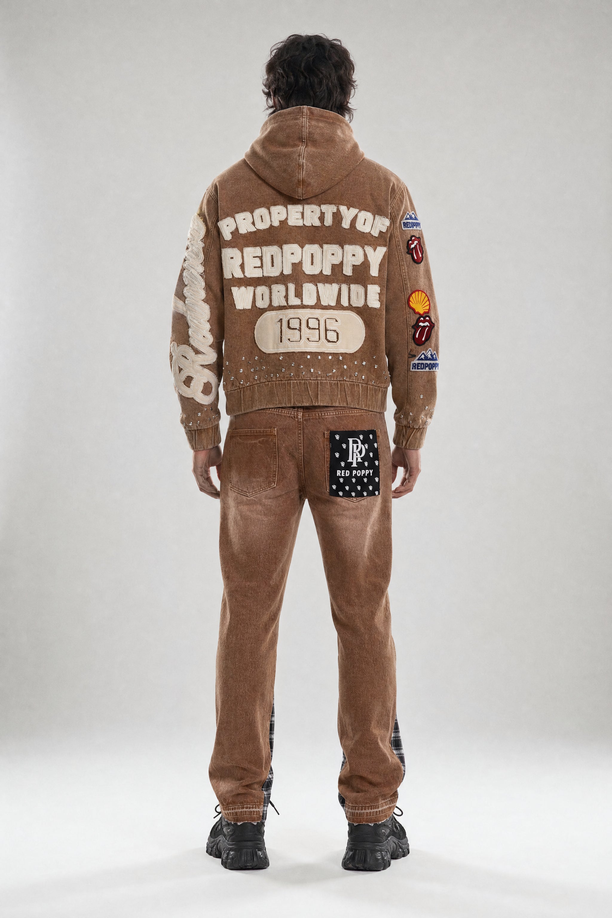 Red Poppy Property Jacket - Graphic