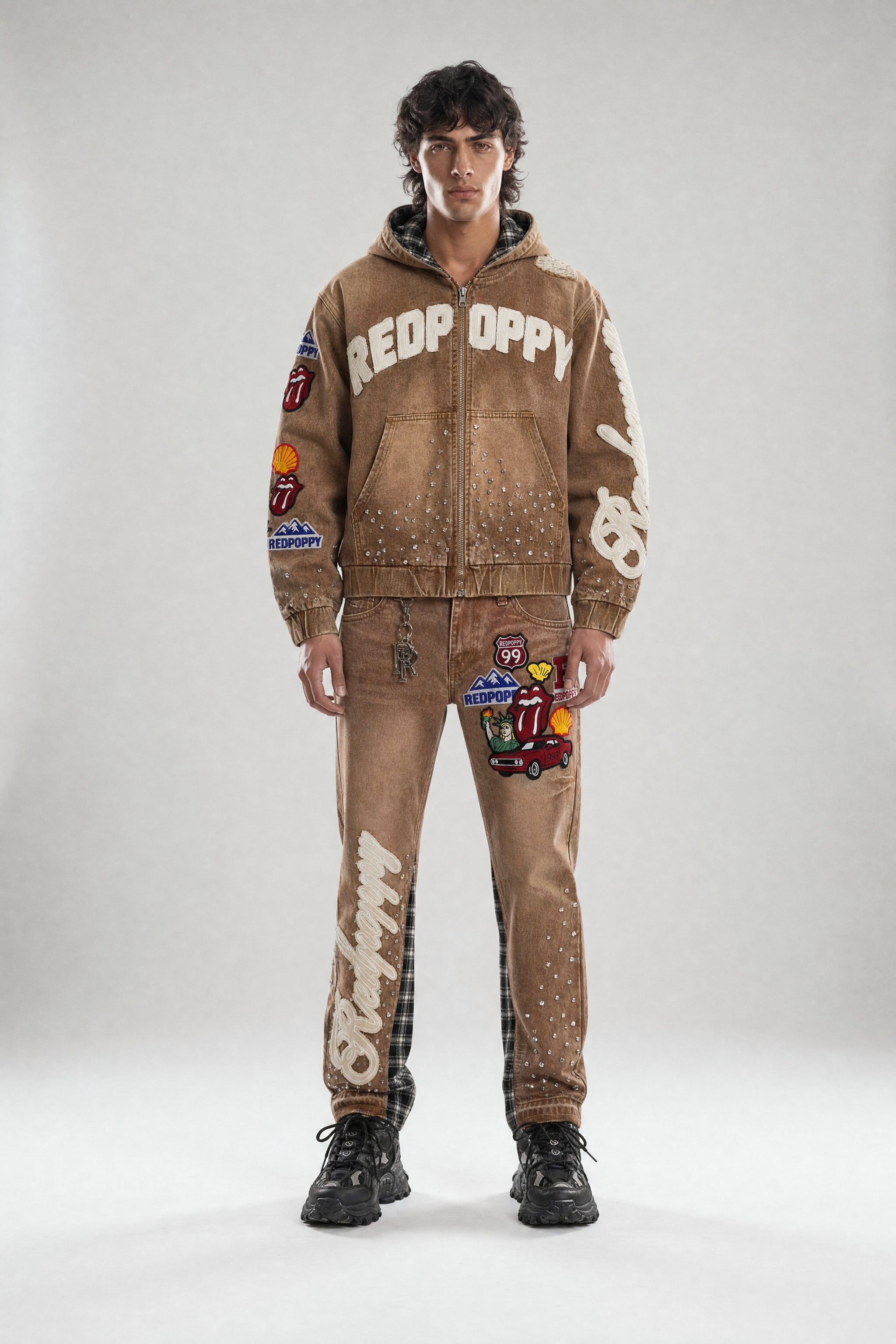 Red Poppy Property Jacket - Graphic