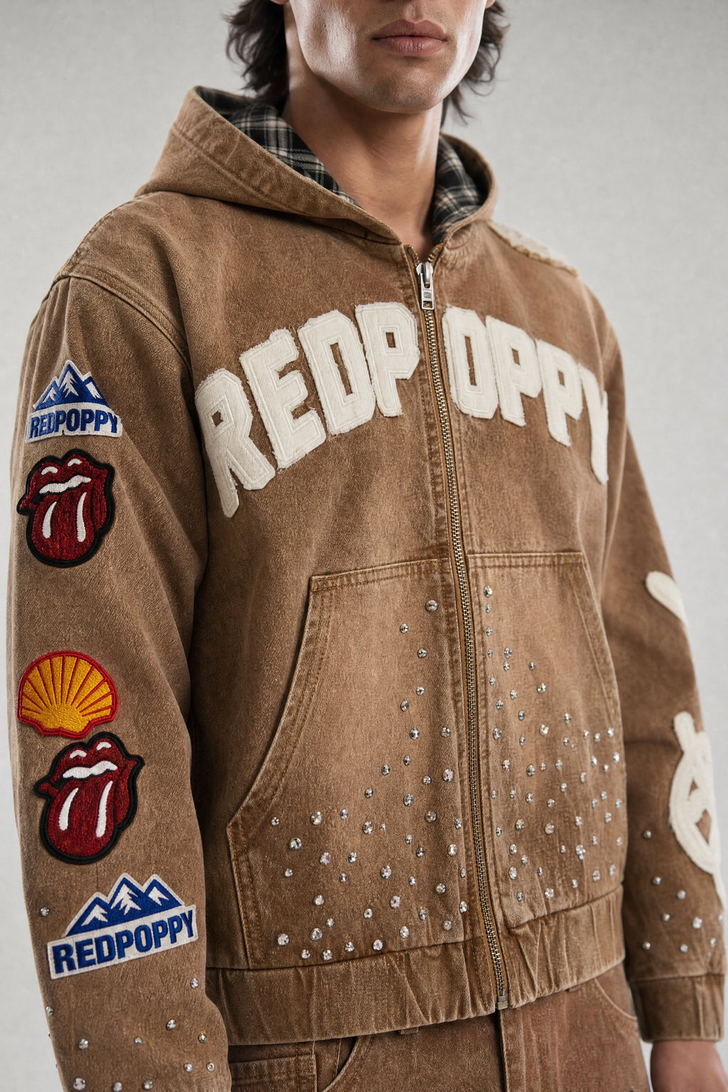 Red Poppy Property Jacket - Graphic
