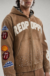 Red Poppy Property Jacket - Graphic