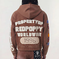 Red Poppy Property Jacket - Graphic