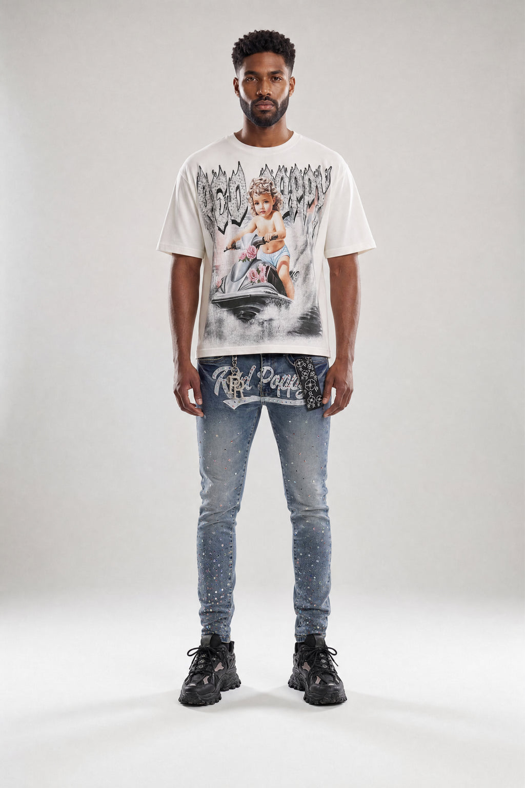 Red Poppy Angel T-Shirt - Graphic
