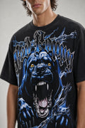 Red Poppy Panther Tee - Graphic