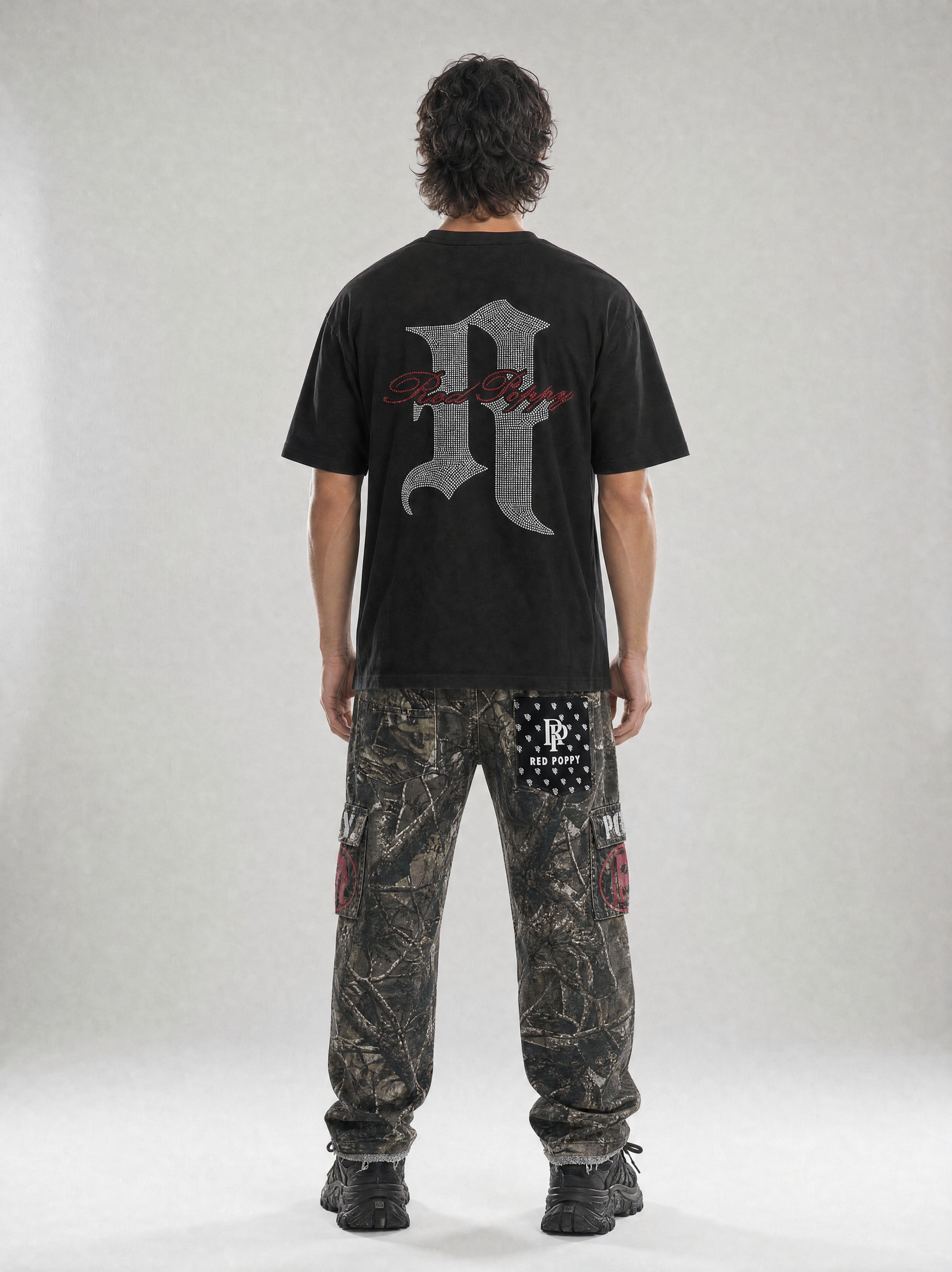 Red Poppy Logo T-Shirt - Embroidered
