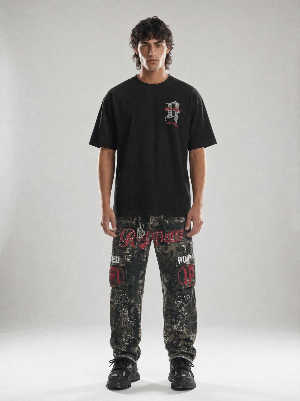 Red Poppy Logo T-Shirt - Embroidered