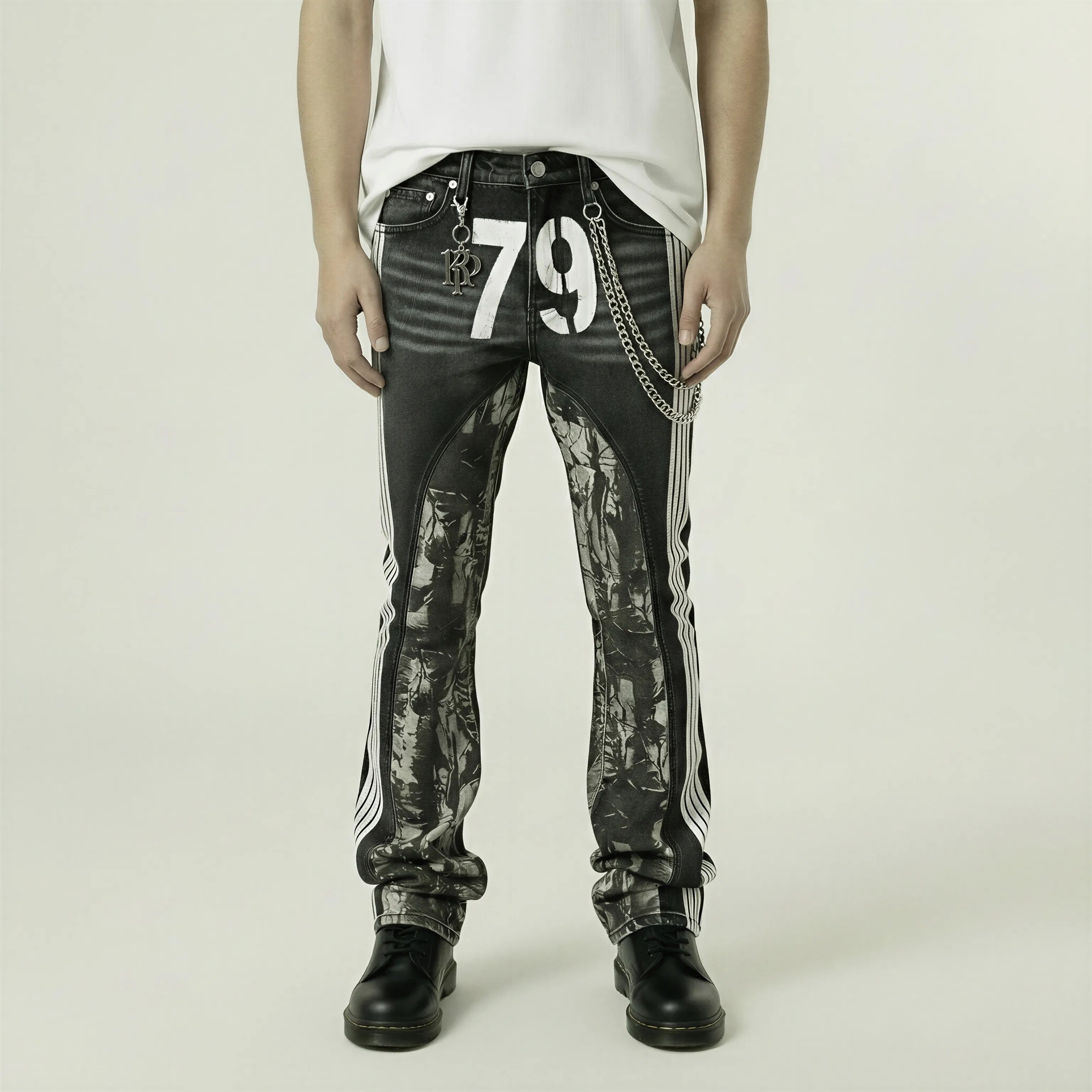 Red Poppy 79 Jeans - Graphic