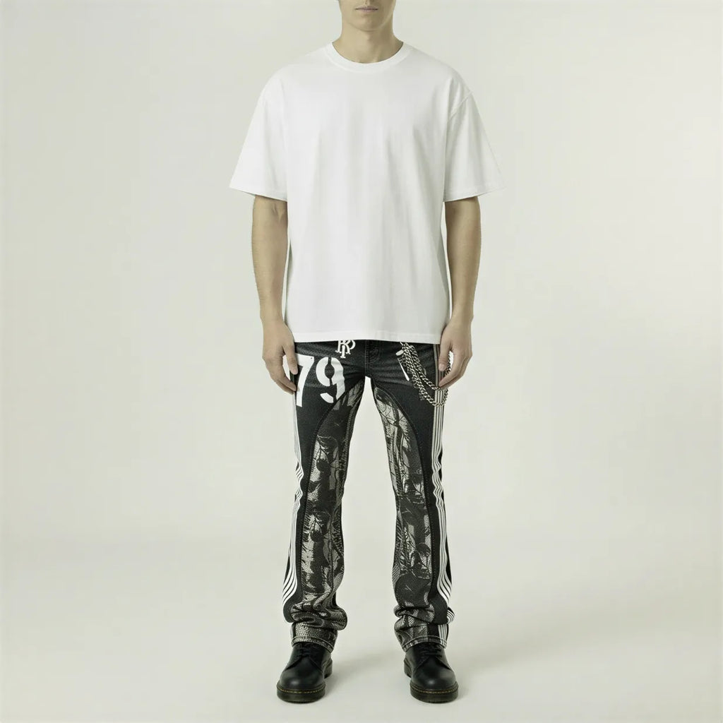 Red Poppy 79 Jeans - Graphic