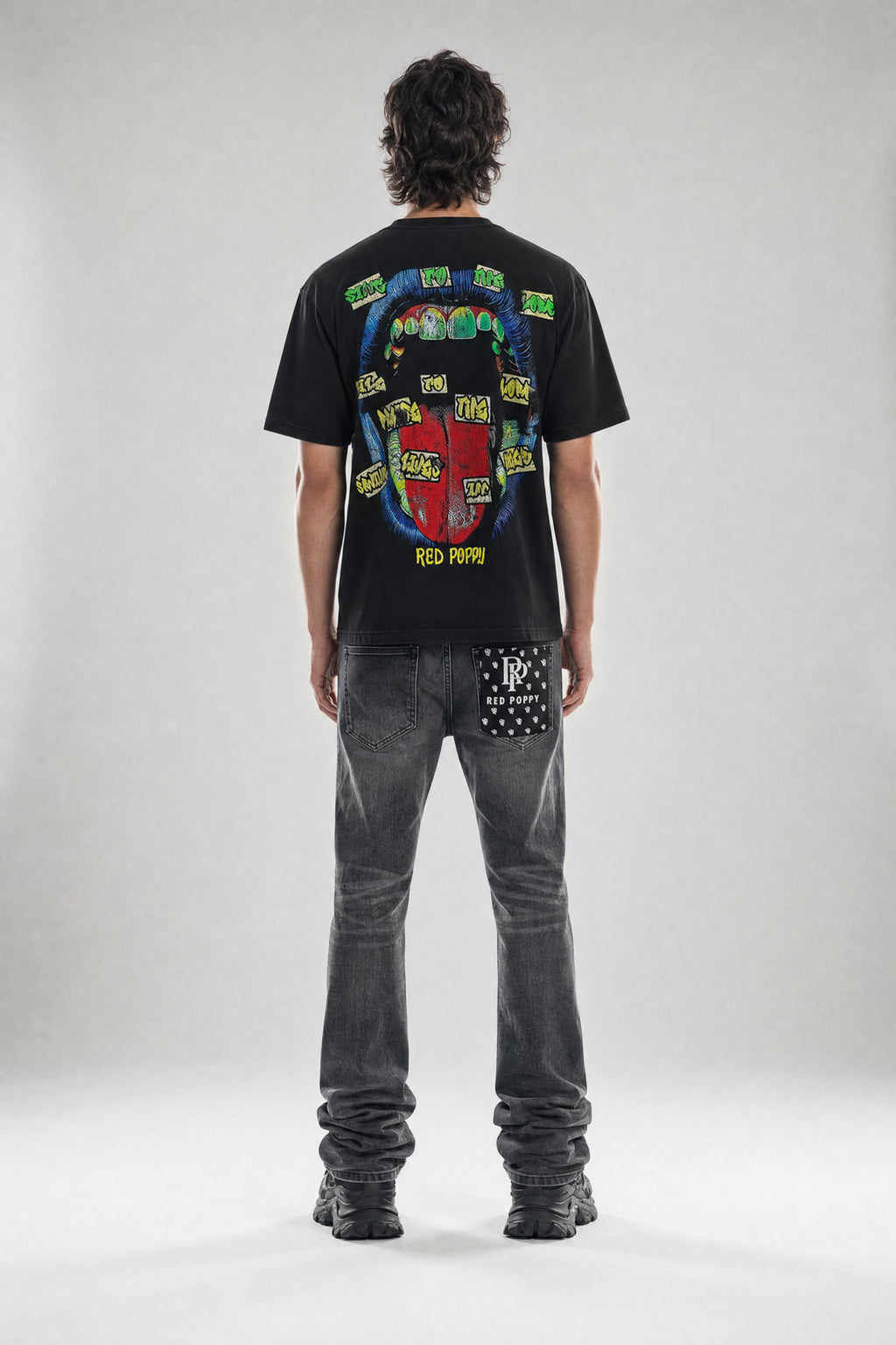 Red Poppy Hands Tee - Graphic