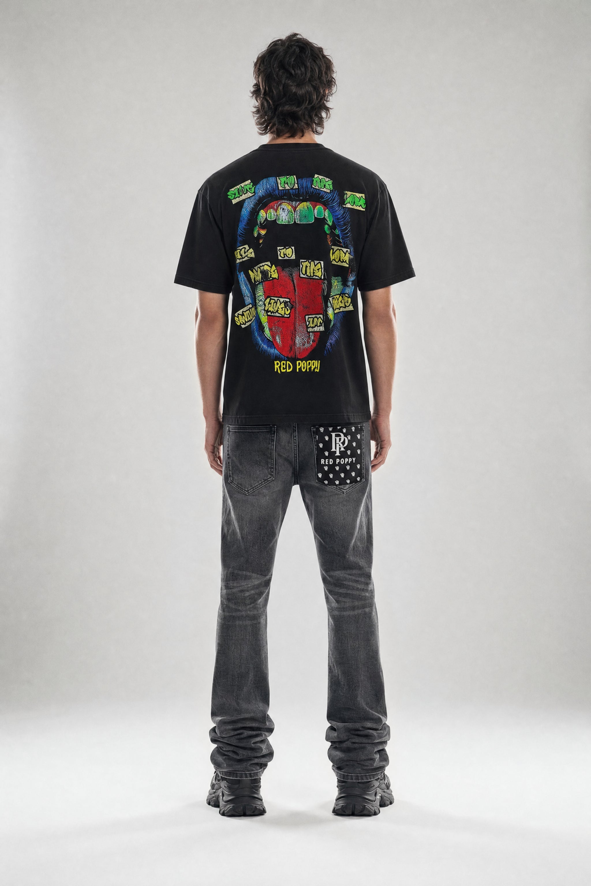 Red Poppy Hands Tee - Graphic