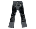 Red Poppy Flame Jeans - Embellished