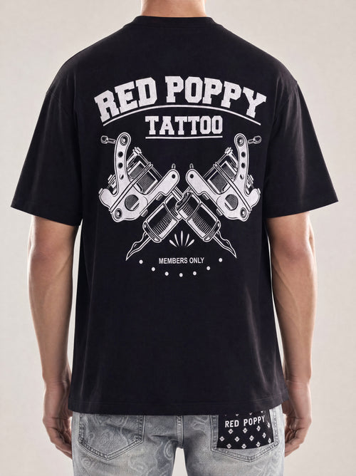 Red Poppy Eye Tee - Graphic