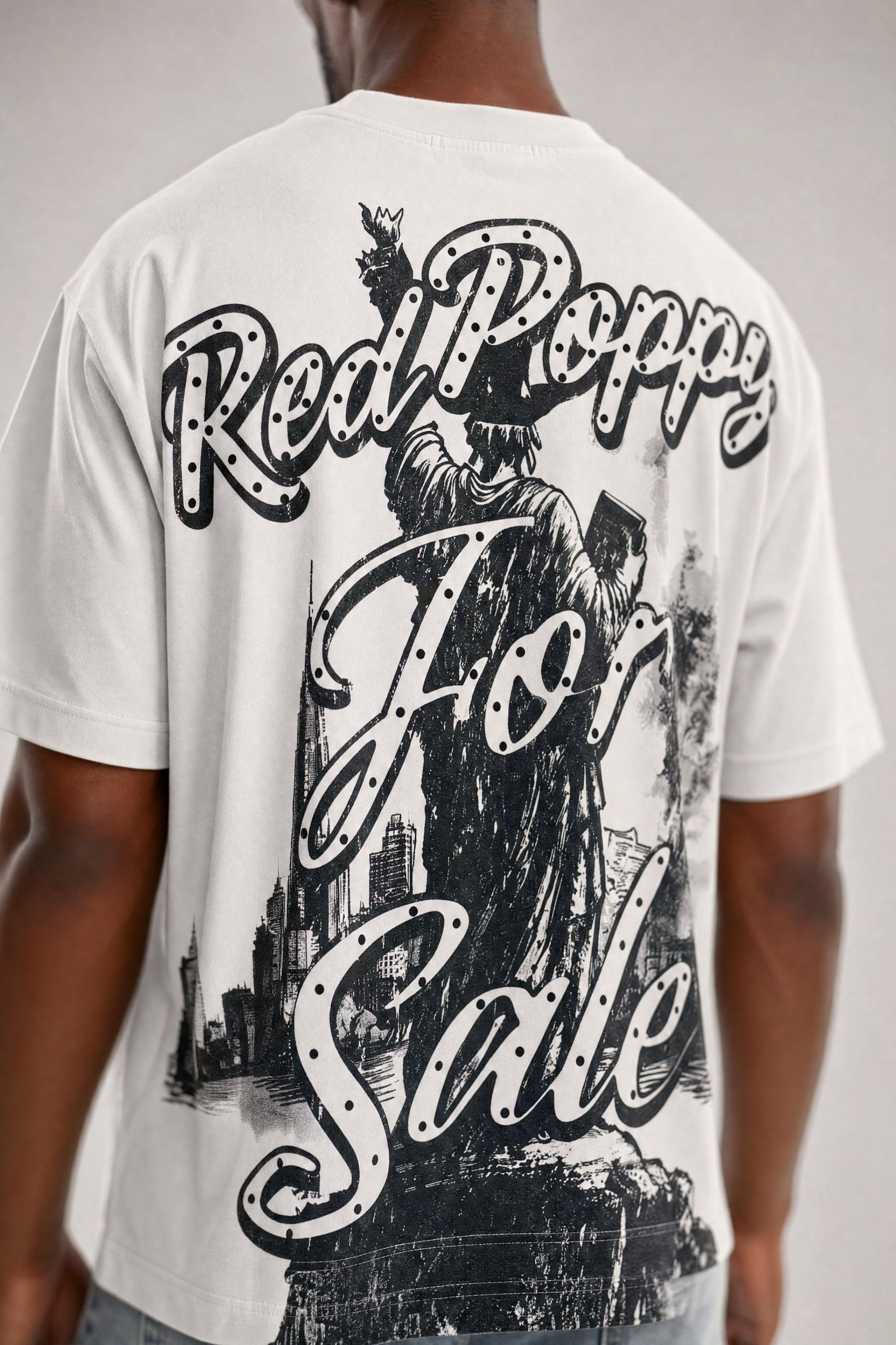 Red Poppy Liberty Tee - Graphic