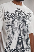 Red Poppy Liberty Tee - Graphic