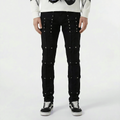 Red Poppy Studded Jeans - Skinny Fit