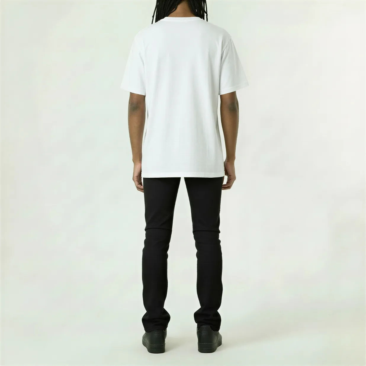 Red Poppy Embellished Jeans - Stacked Fit