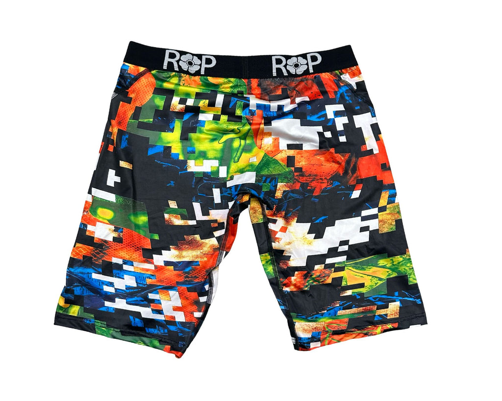 Red Poppy AZ-42 Graphic Print Boxer Briefs