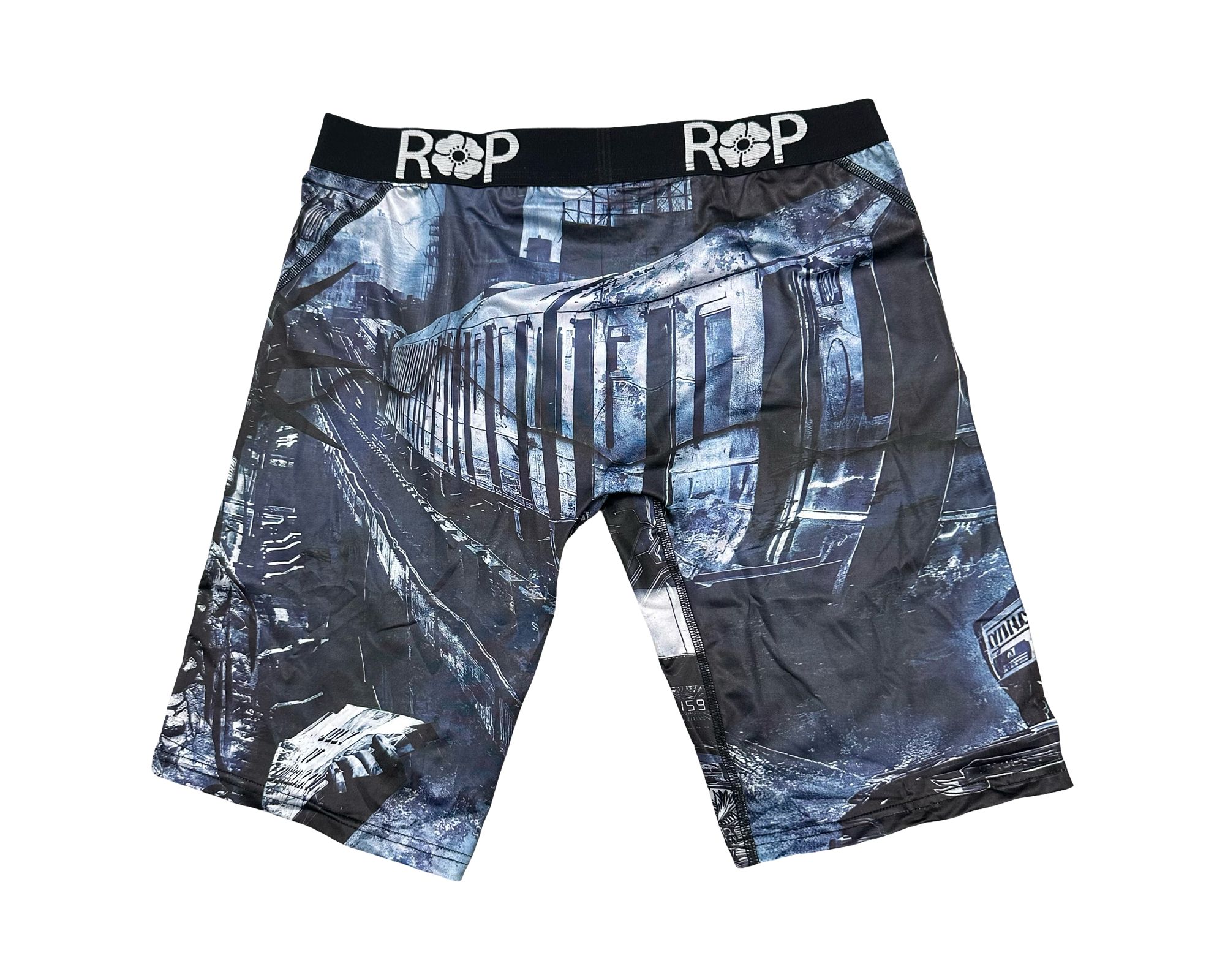 Red Poppy Collage Boxer Briefs - Graphic