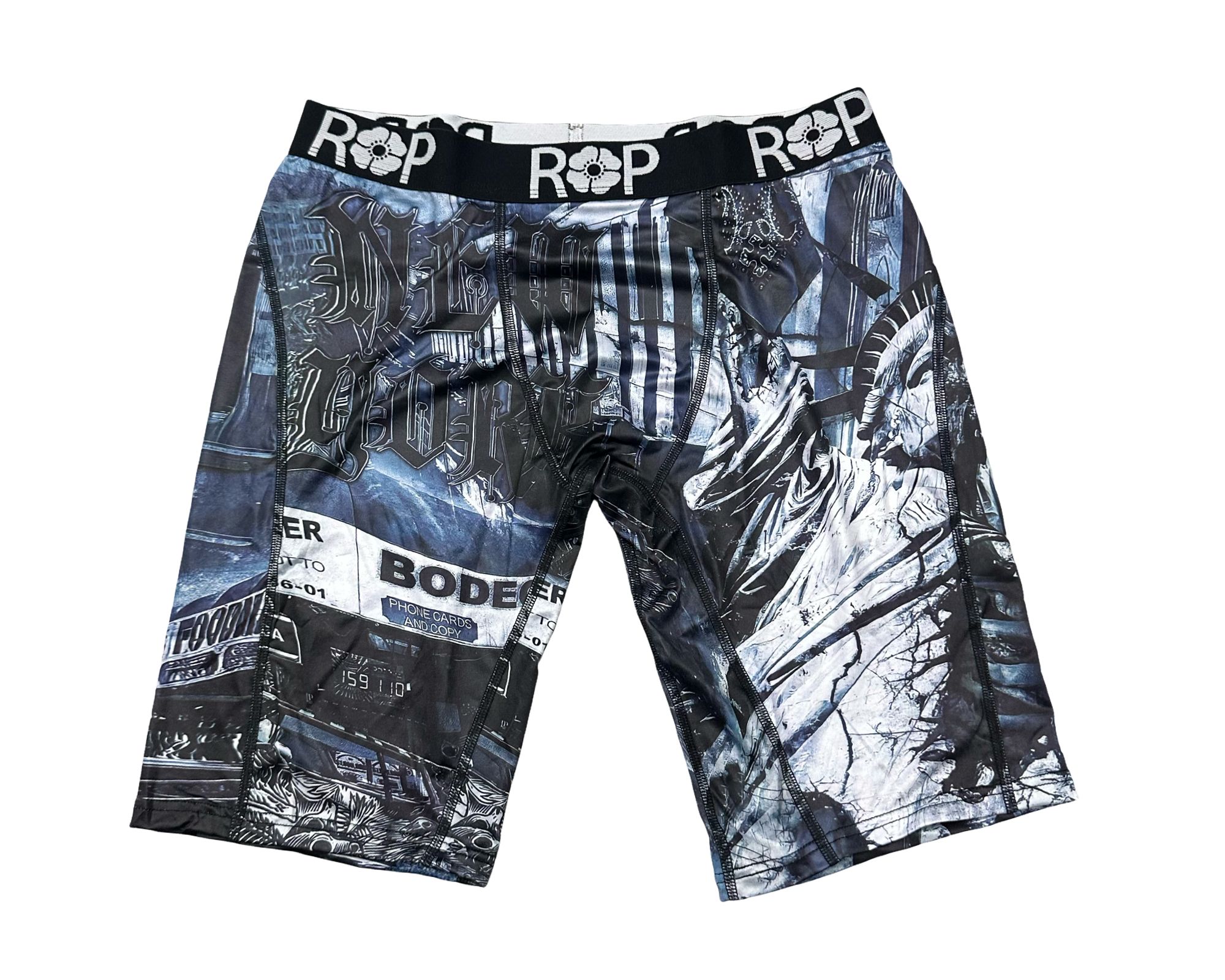 Red Poppy Collage Boxer Briefs - Graphic