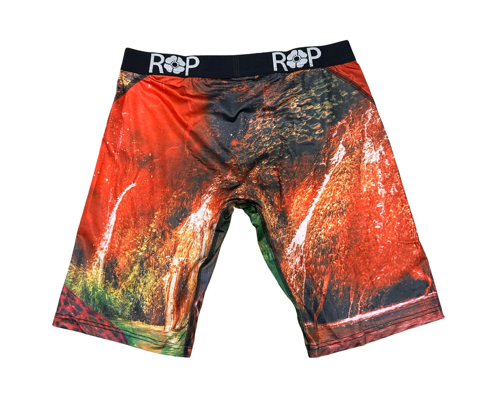 Red Poppy Jungle Boxer Briefs - Graphic