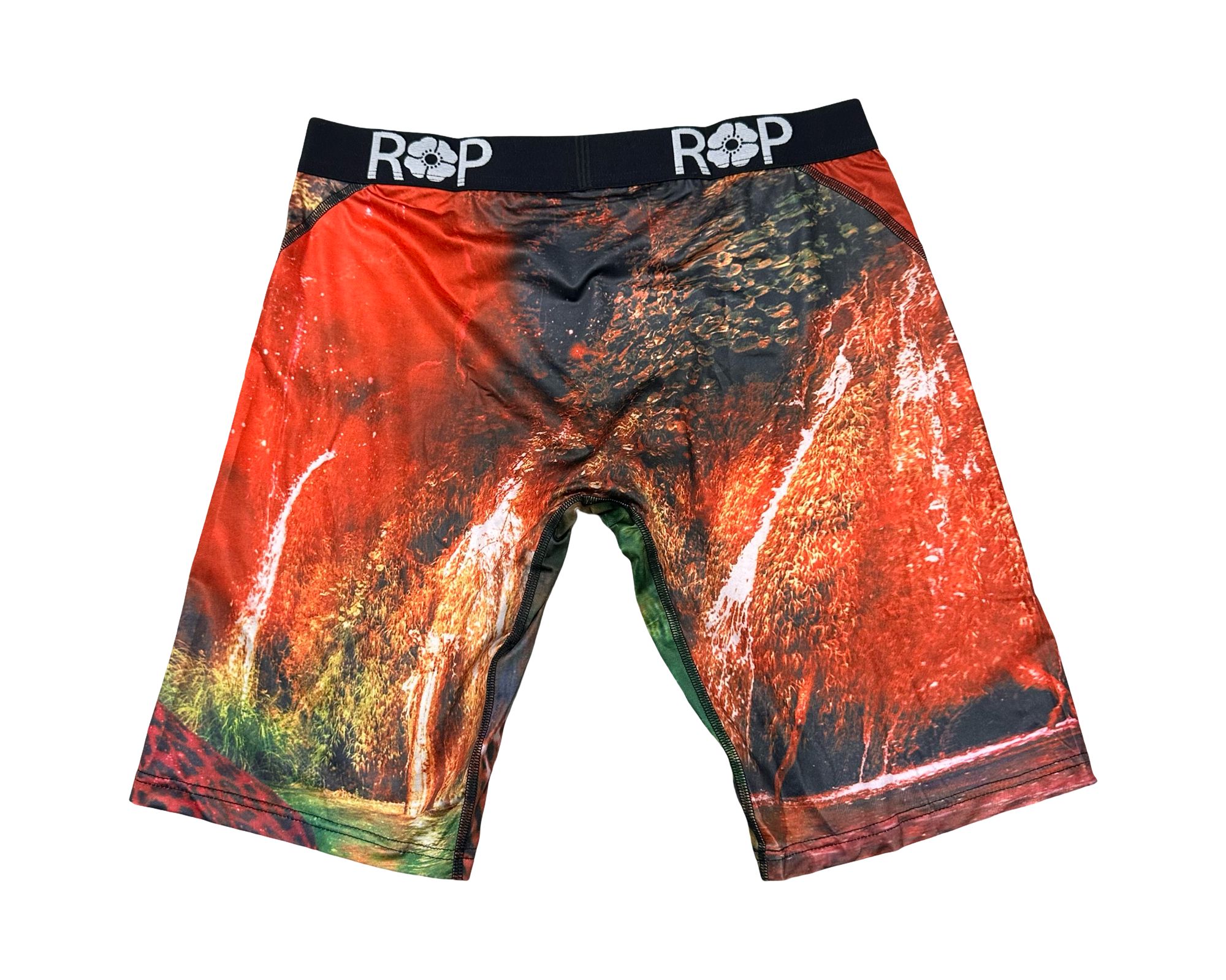 Red Poppy Jungle Boxer Briefs - Graphic
