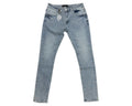 Red Poppy Dot Jeans - Embroidered
