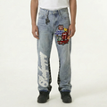 Red Poppy Car Jeans - Embellished