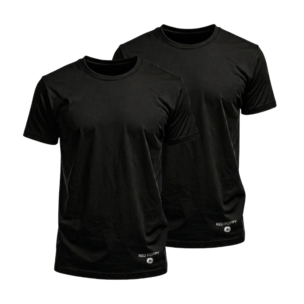 Red Poppy Basic T-Shirt - Slim Fit