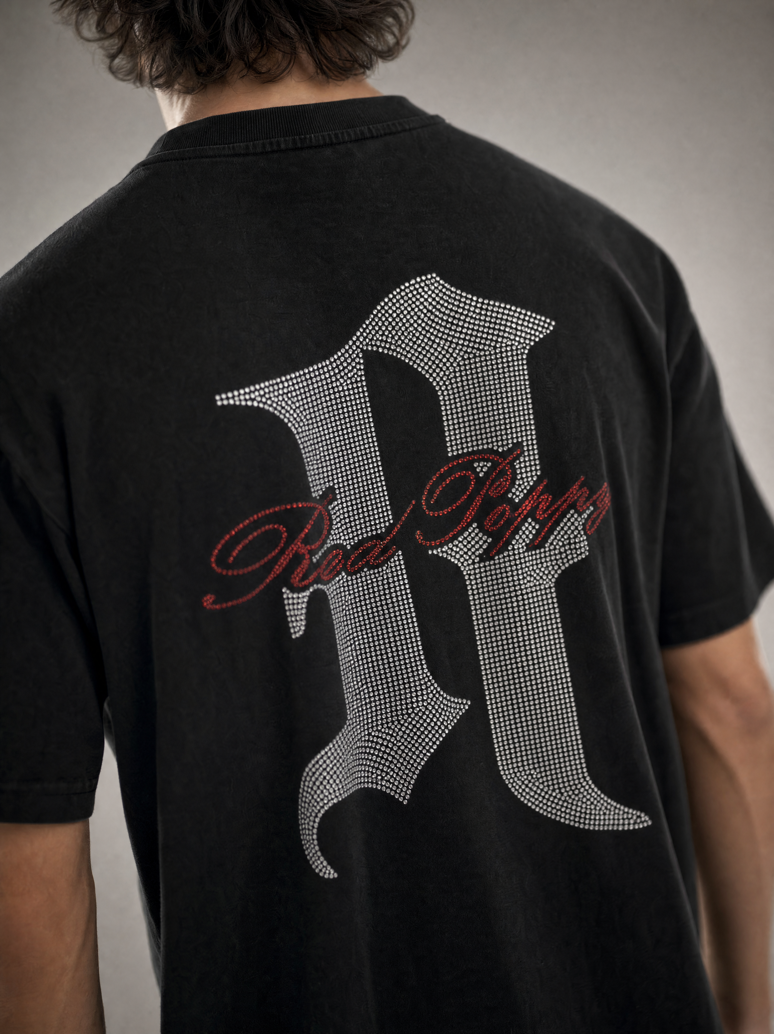 Red Poppy Logo T-Shirt - Embroidered