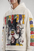 Red Poppy Comic Hoodie - Graphic