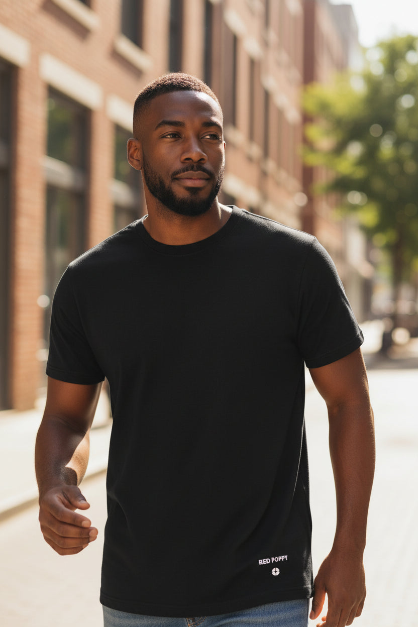 Red Poppy Basic T-Shirt - Slim Fit